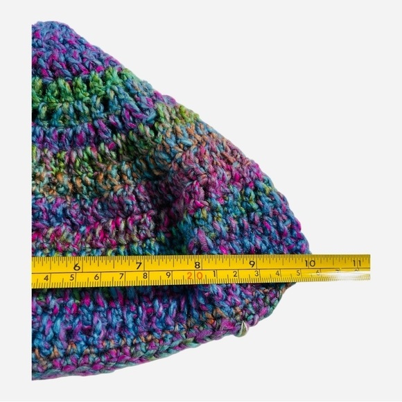 Vibrant Multicolor Knit Beanie - Picture 7 of 11